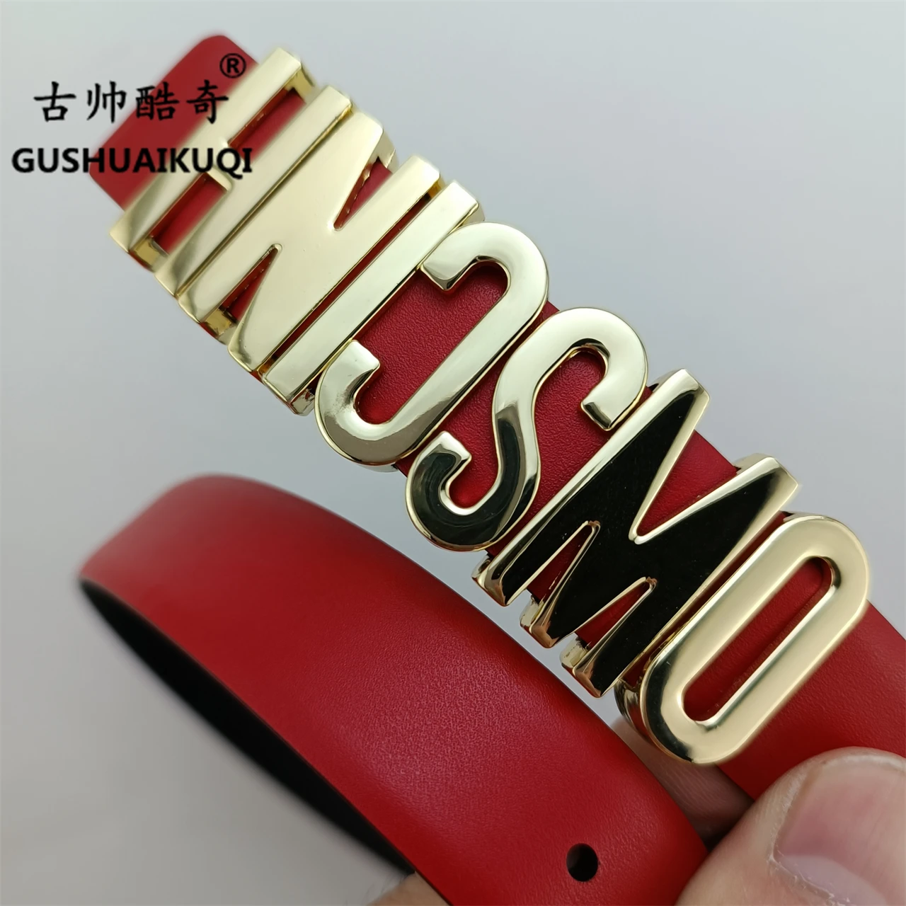 Classic DIY Trend Gushuai Fashion Belt Ladies Belt Men Couple Belt Double Sided Use 2.5cm Thin Belt Free Shipping Wholesale