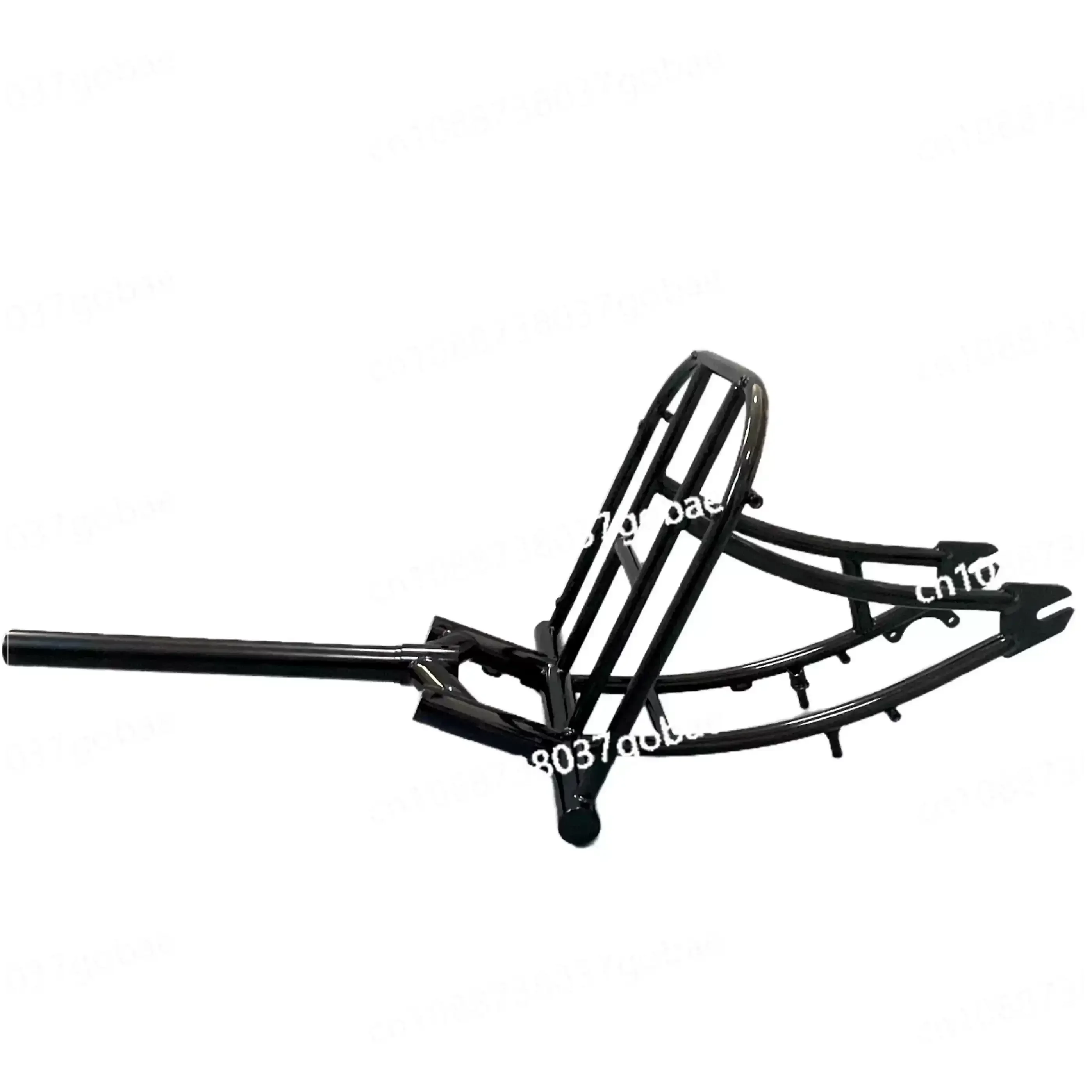 Thickened black chrome molybdenum steel bicycle fork upgrade pipe, 28.6 ports suitable for 700C frame