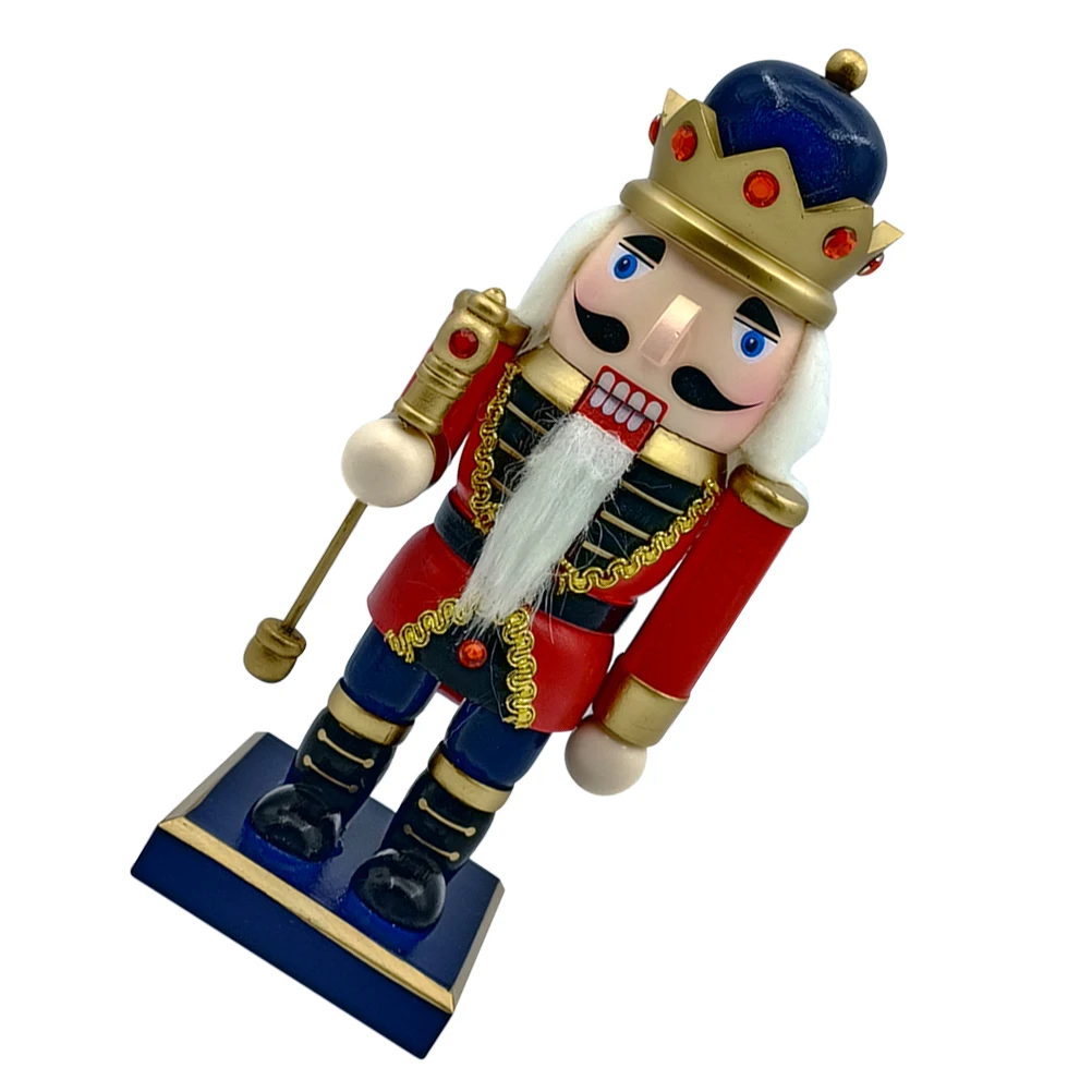 

Wooden Nutcracker Christmas Gift Wood Christmas Nutcrackers Xmas Craft Traditional nament Desktop Home Car Nutcrackers