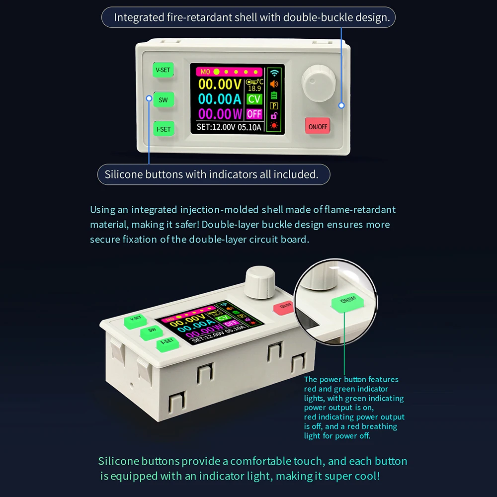 

XY12522 Регулируемая лабораторная мощность постоянного тока с ЧПУ, 125 В/2000 Вт/22 А, модуль постоянного напряжения и тока, источник питания