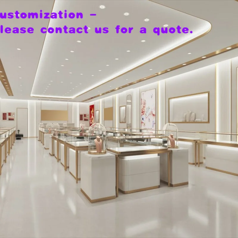 custom.M2 Display Modern Decoration Store Custom Interior Design Cabinet Glass Top Watch Counter Kiosk Design Jewelry Display