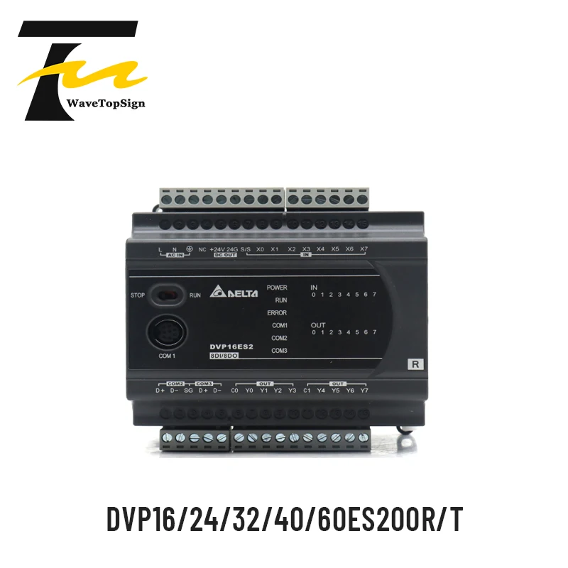 Módulo do Plc da Série Delta Dvp16es200r Dvp16es200t Dvp24es200r Dvp24es200t Dvp32es200r Dvp32es200t Dvp40es200r Dvp40es200t