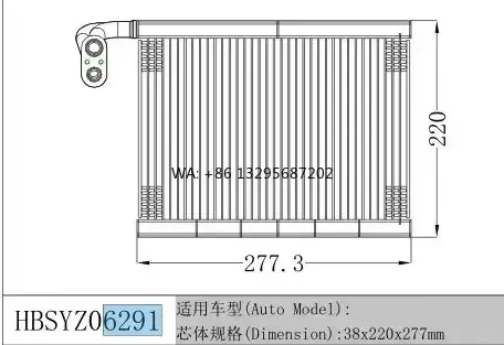 

Direct sellingDirect sellingHBSYZ06291 Auto air conditioning parts Car ac Evaporator for L200 7810A286Direct sellin