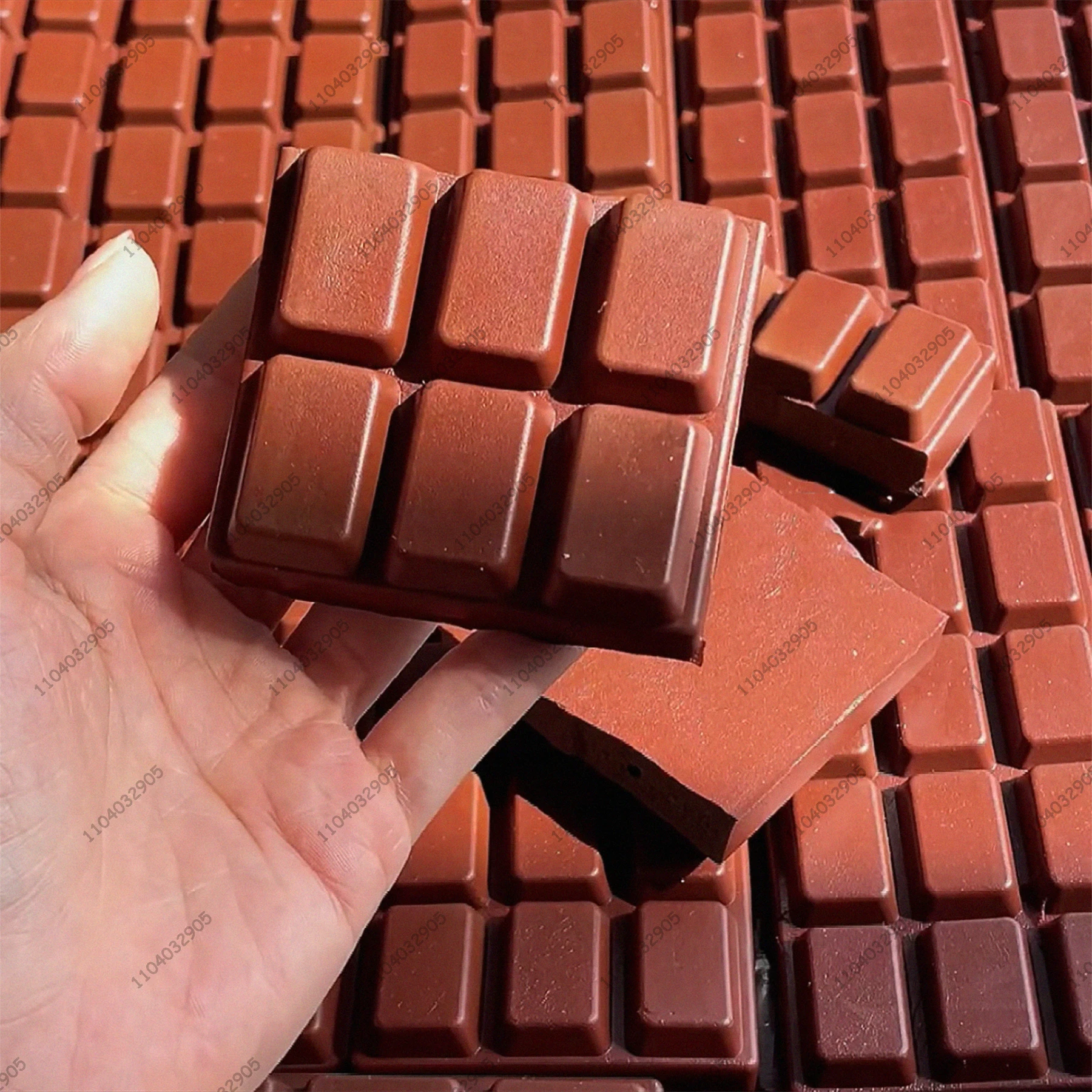 Grote Chocoladereep Langzaam Stijgende Squishy Speelgoed Grote Chocolade Knijpspeeltje Trage Rebound Anti Stress Release Hand Relax Gift Speelgoed