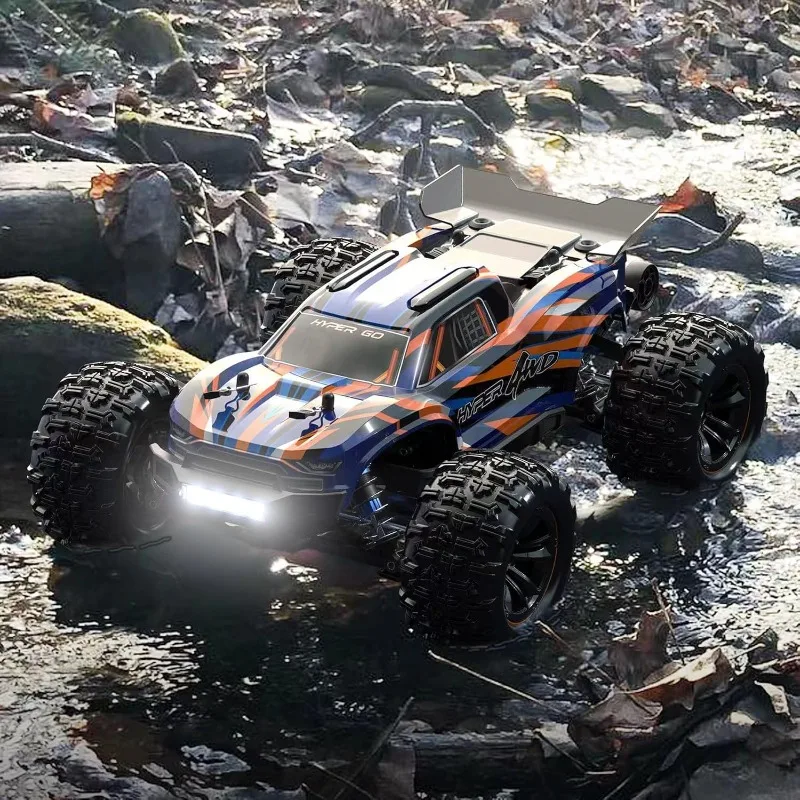 H16DR Voiture télécommandée rapide prête à courir à l'échelle 1:16, Monster Truck RC à saut à grande vitesse, voitures RC tout-terrain, 4WD All Terr