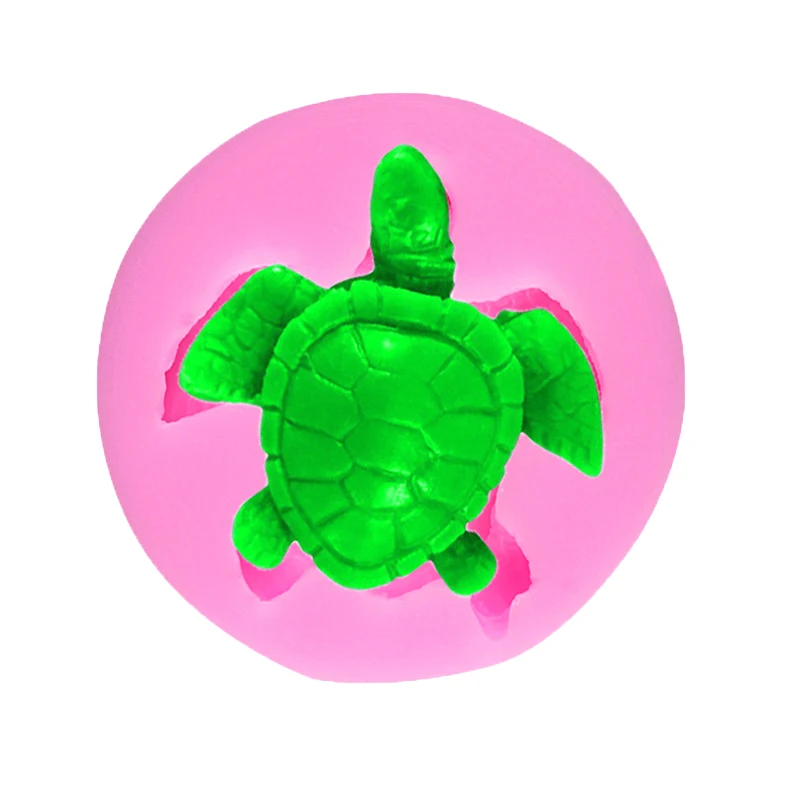 1 molde de silicona de tortuga marina, molde para dulces y Fondant, molde para hacer Chocolate y tortuga para hornear DIY, herramienta de decoración de postres y pasteles