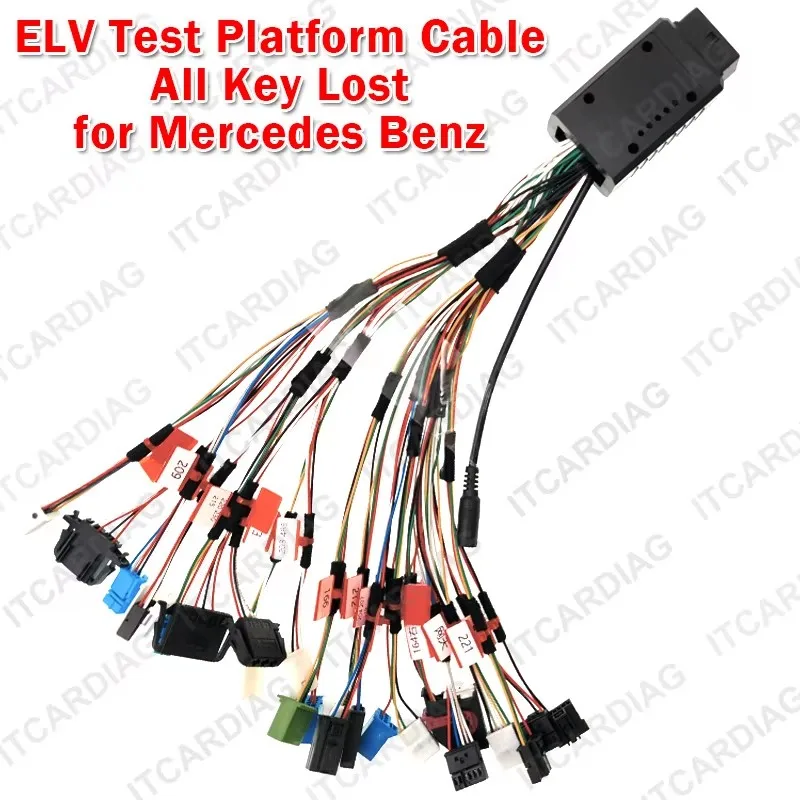 Full Function ELV Lock Test Platform Cable for Mercedes-Benz All Key Lost Support VVDI Large Panel Multifunction Wiring Harness