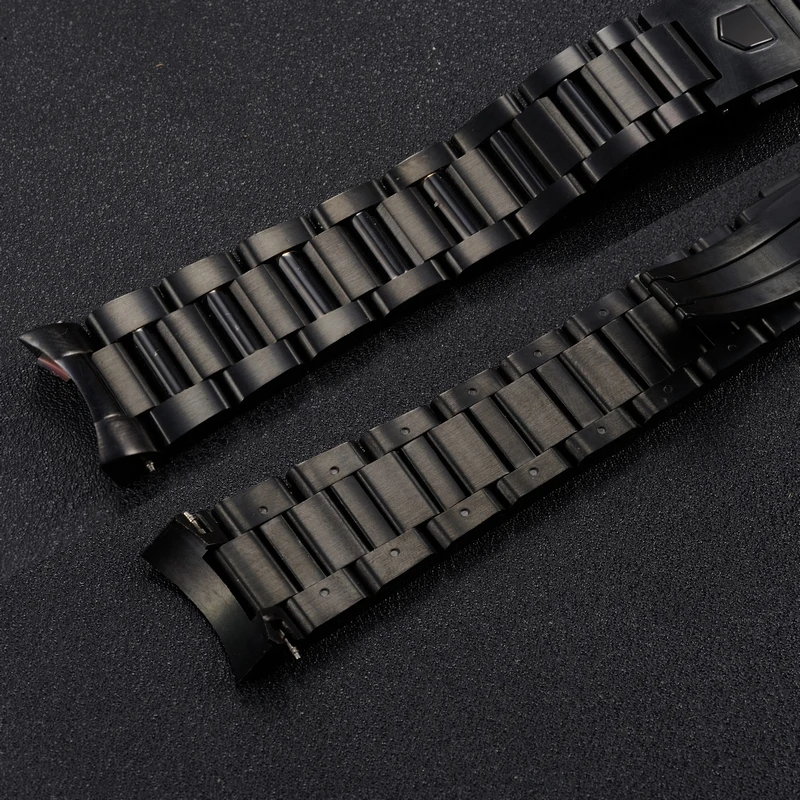 Solid Stainless Steel Strap 22mm Bracelet Watch Strap For TAG HEUER CARRERA Series Watch Accessories Band Steel Silver