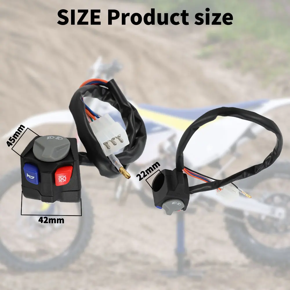 Motorcycle Headlight Horn Kill switch For KTM EXC XCW EXCF TPI 125 150 200 250 350 450 500 525 530 For Husqvarna TE FE TX FX