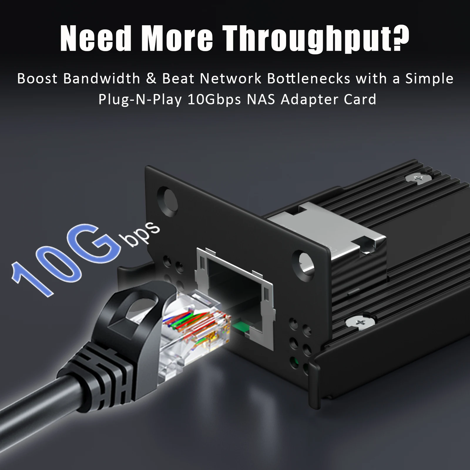 10Gb Network Adapter for Synology NAS, Marvell AQC113C Controller, Same Form Factor as E10G22-T1-Mini