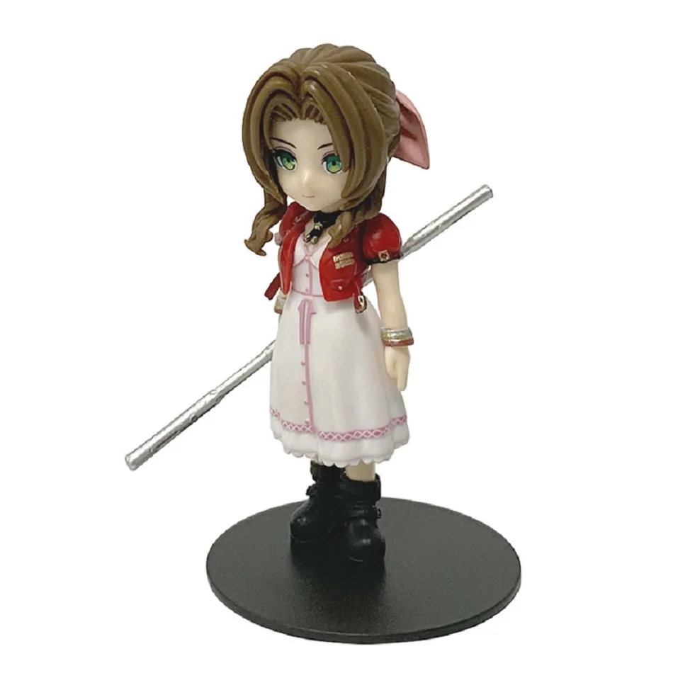 11-12cm Anime Cloud Strife Tifa Lockhart Aerith Gainsborough Zack·Fair Figur Modell PVC Spielzeug Desktop-Sammlungszubehör Geschenk – Detail 17