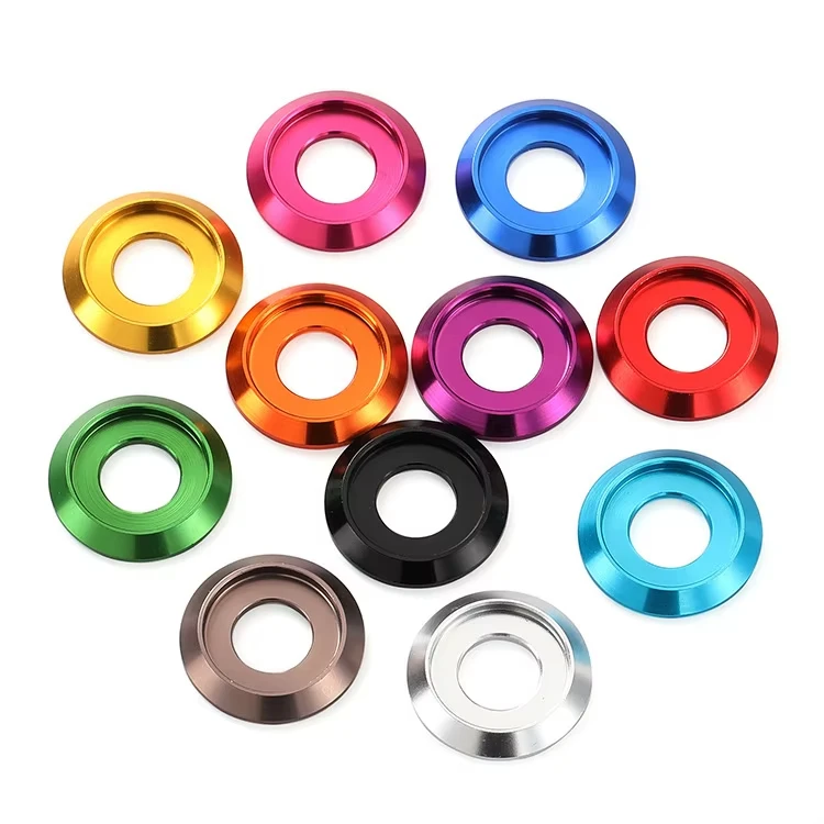 Colori Alluminio Anodizzato M2 M2.5 M3 M4 M5 M6 M8 Pan/Butto/Cup Head Rondelle RC/FPV/PC/Drone/Giocattoli/Accessori Meccanici Parti