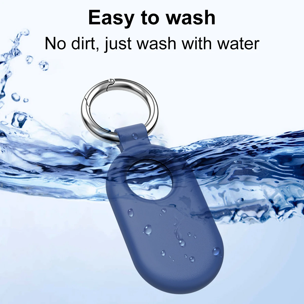 For Samsung Galaxy SmartTag 2 Locator Tracker Device GPS Case Keychain Key ring Anti-lost Protective Case For Smart Tag Holder
