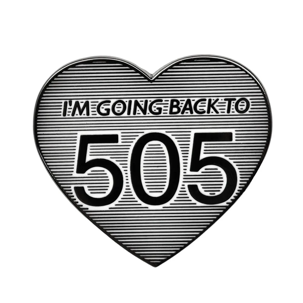 Arctic Monkeys 505 Brooch Im Going Back to 505 Metal Lapel Pin Indie Rock Band Lyrics Badge Song Fan Jewelry Gift