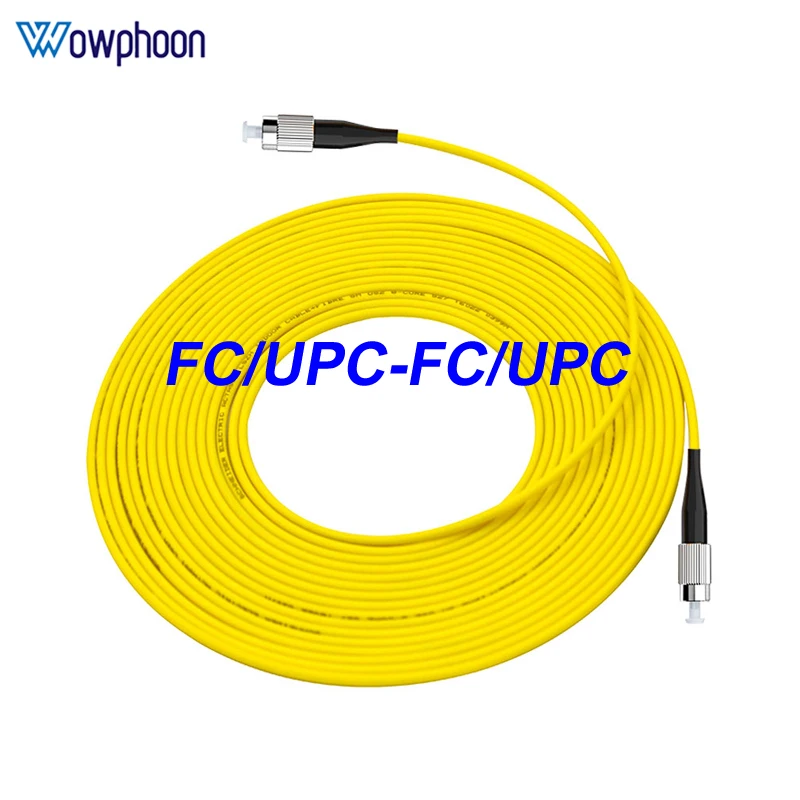 Optical Fiber Patch Cord, FC/UPC-FC/UPC Fiber Jumper, Simplex FTTH Optic Cable, 3.0mm, SM, SX customized