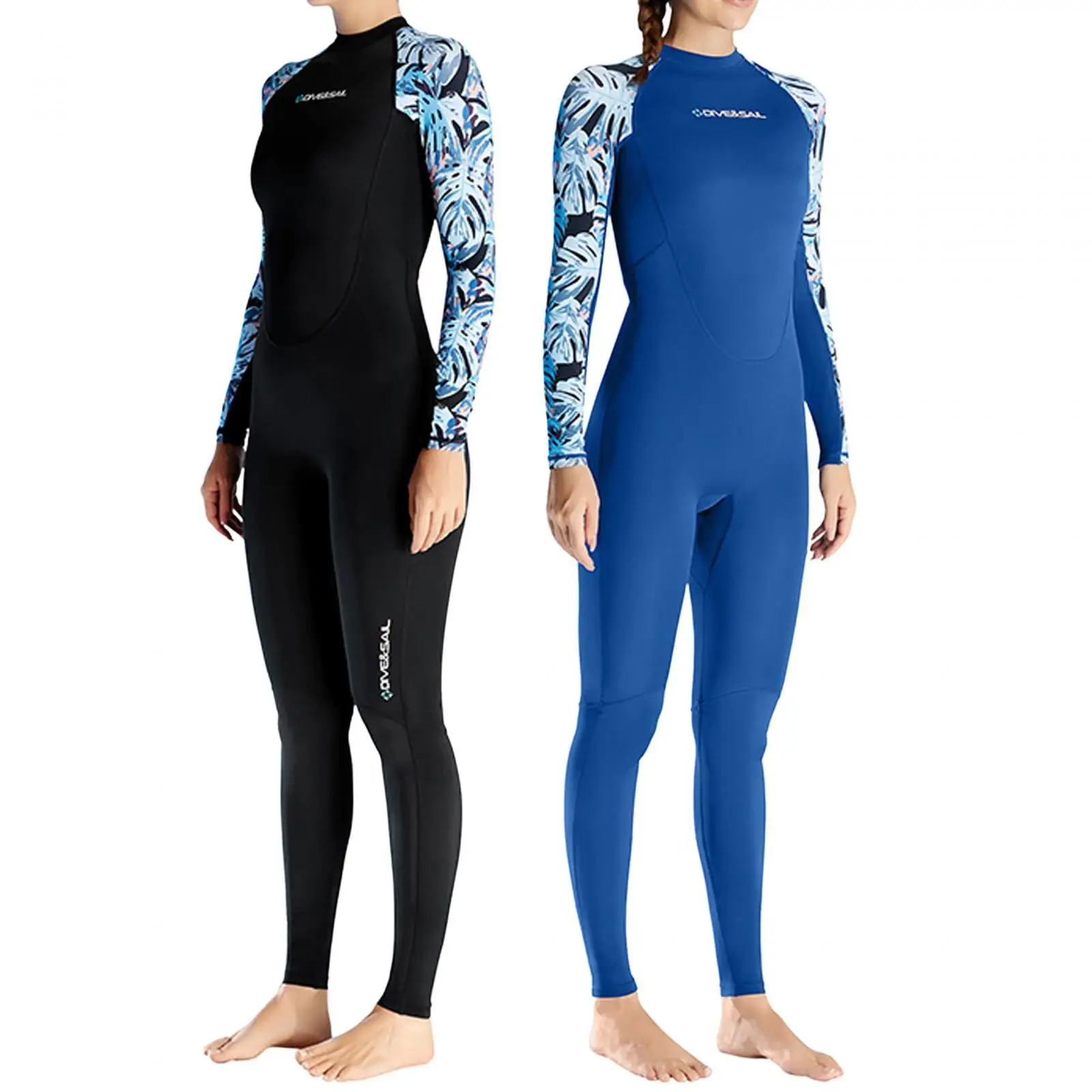 

Women Wetsuit Scuba Diving Suit Swimwear Back Zip Full Length Summer Dive Skins