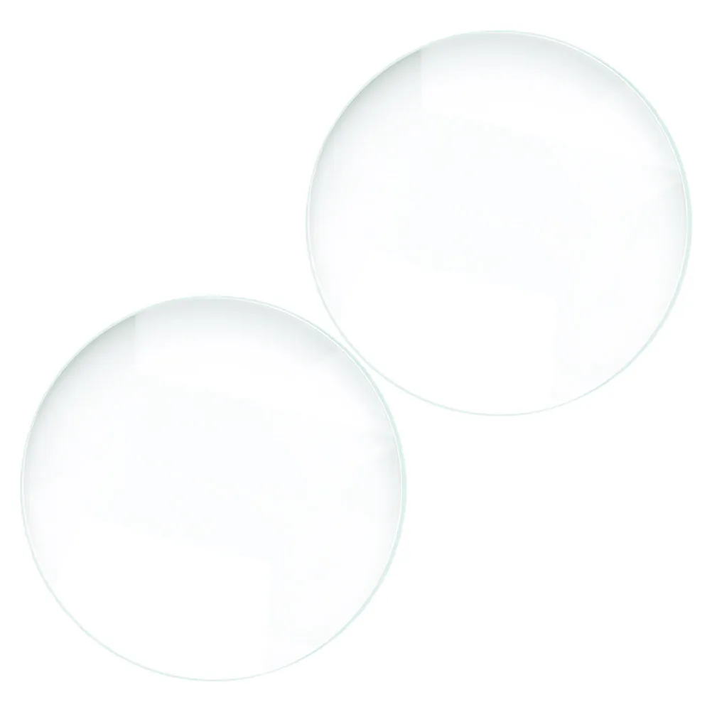2Pcs Optical Double Convex Lens Glass Physics Teaching Tools Accurate Refraction Science Experiment Equipment Laboratory