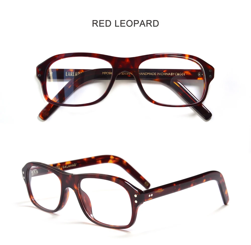 Kingsman Film Cosplay Brille Vintage Rechteck Brillengestelle für Männer Clip-on-Befestigung Polarisierte Sonnenbrille mit Etui – Detail 14