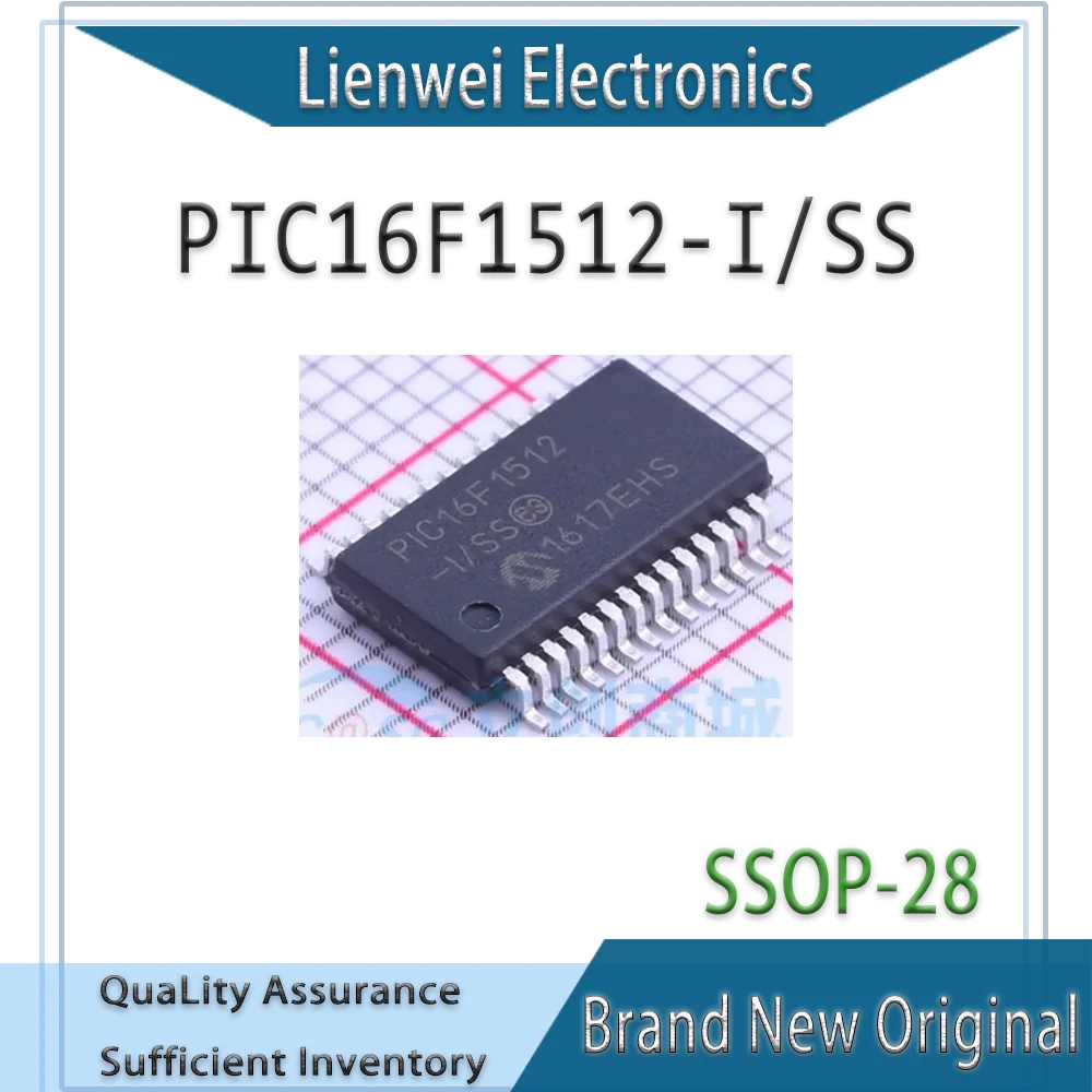 

100% New Original PIC16F1512 PIC16F1512-I/SS IC MCU Chipset SSOP-28