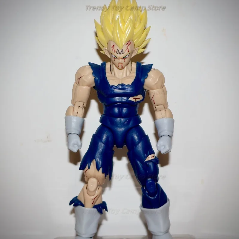 

【In Stock】Black Hole Model TK Blue Black Vegeta Blue/black 1/12 Movable Doll Model Ornaments Collection