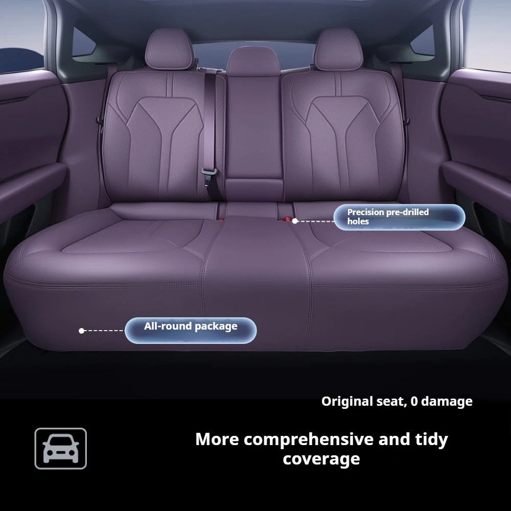 For Xpeng P7 Four‑Season Full‑Wrap Seat Covers Cushion Protector Interior Modification Auto Accessories