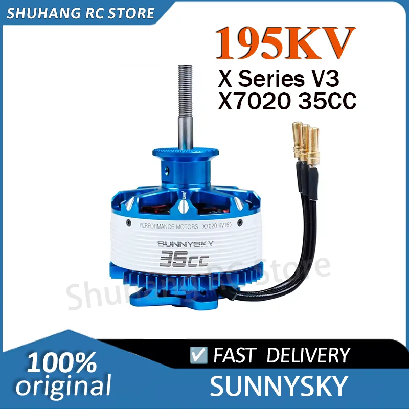 

Sunnysky Langyu third generation genuine motor X7020 35cc 3D fixed wing drone cruise power