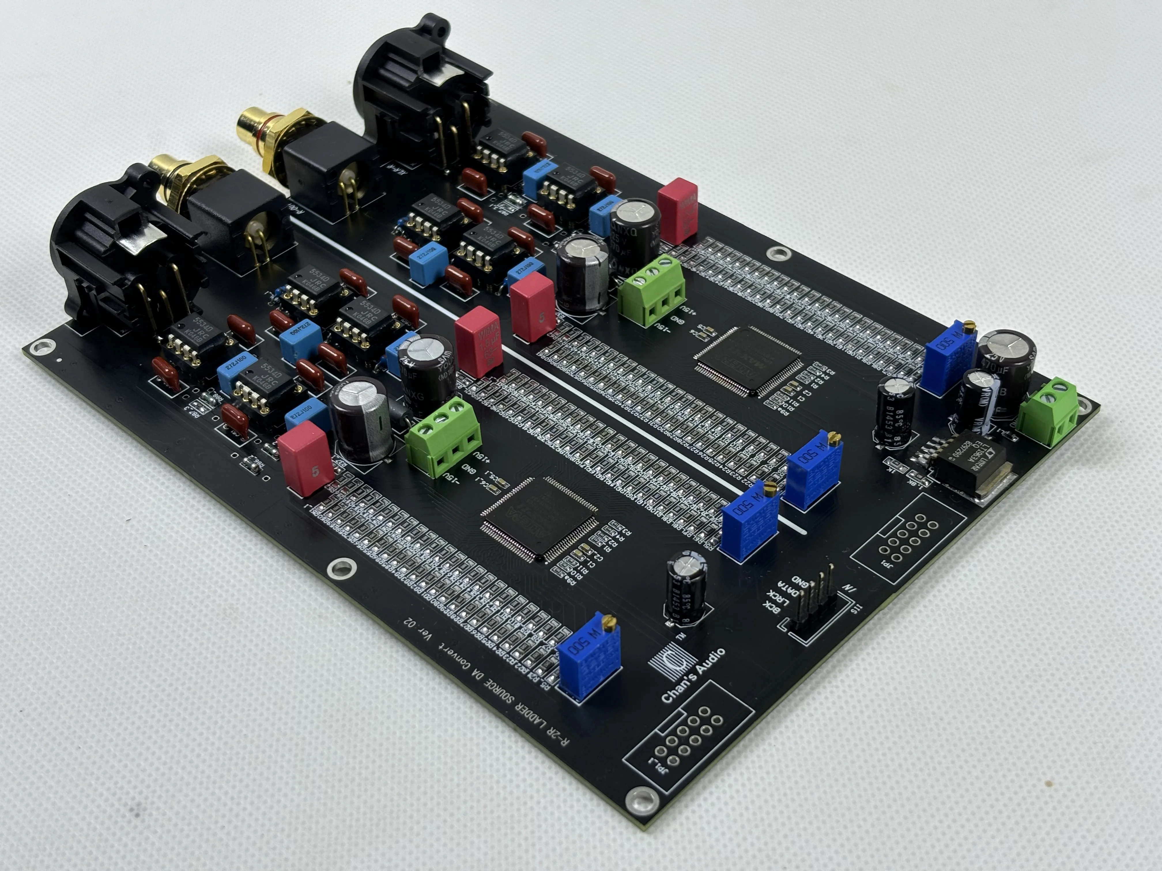 High-end 24 Bit 384kHz PCM NOS R2R 1000 Precision Resistor Network Decoding Board.RCA XLR - Image 5