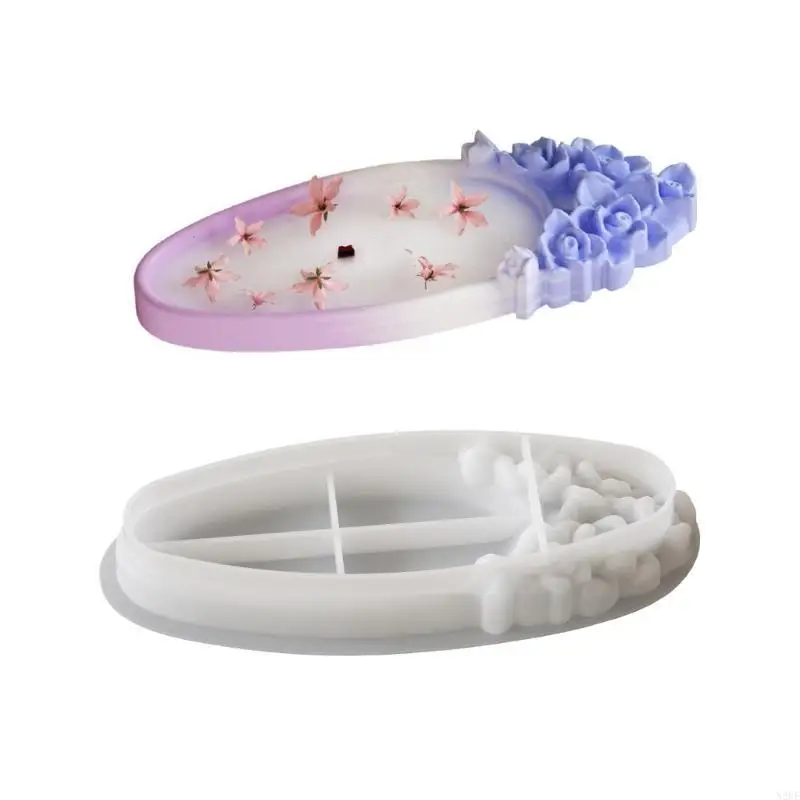 

N2UE Flexible Silicone Rose Tray With Sturdy Feature Designs Craft Supplies for Household Use and Special Occasions