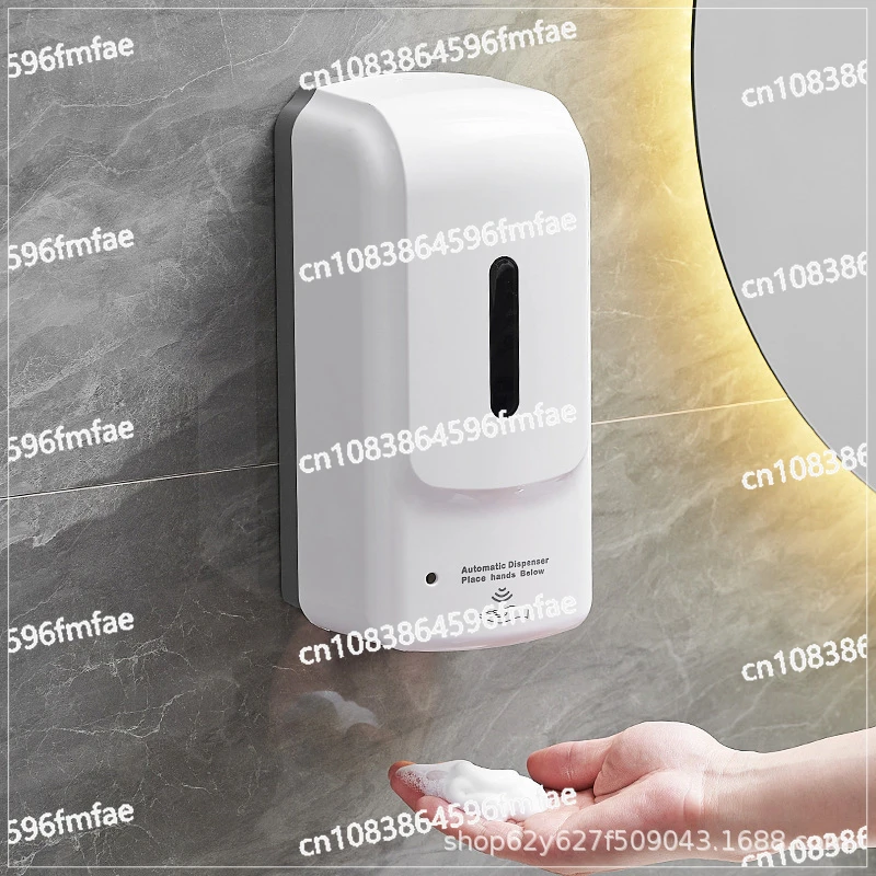 Inductive Soap Dispenser Wall Mounted Full-automatic Foam Hand Sanitizer No Punching Bathroom Commercial Intelligent Soap Box