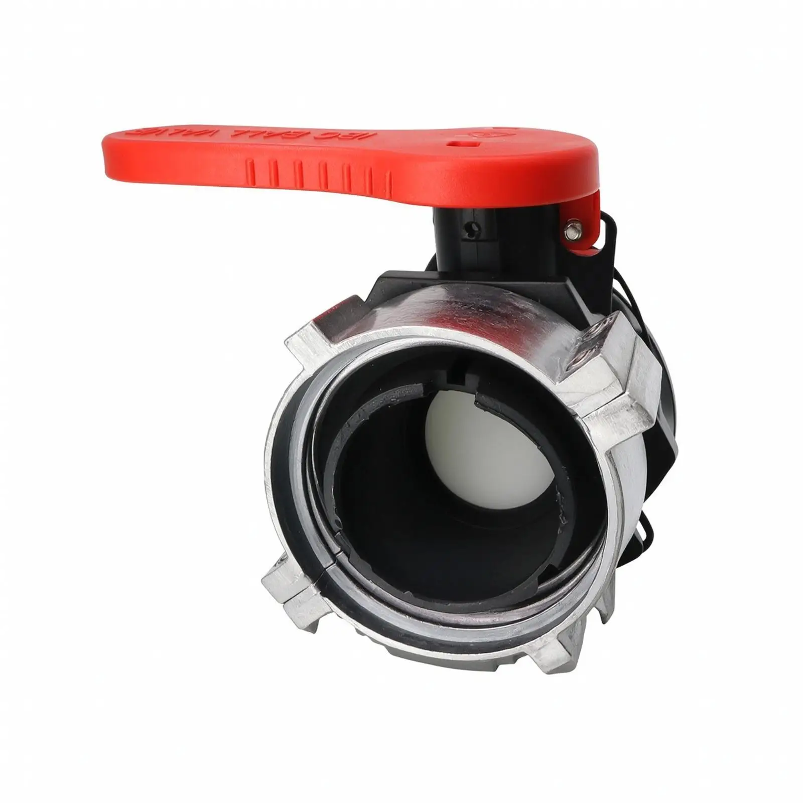 2 Inch IBC Tote Valve Plastic Aluminum Ball Shutoff for 1000L Liquid Storage Tank Dispensing