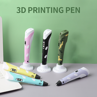 3D Pen for Children DIY Drawing Printing Pen with LCD Screen Compatible PLA Filament Toys for Kids Christmas Birthday Gift