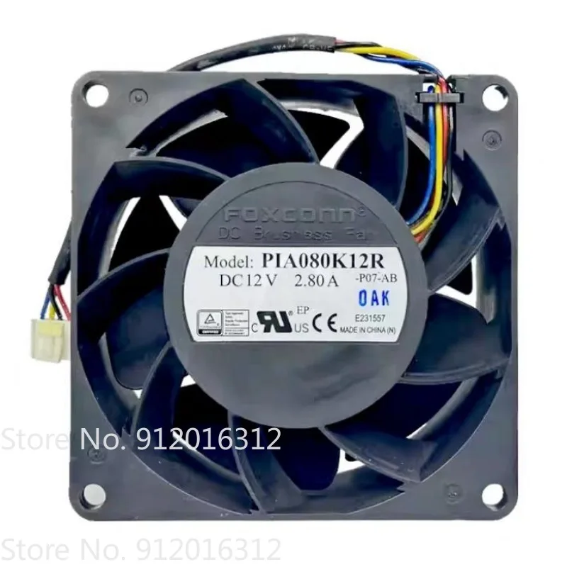 NEW Cooler Fan for Foxconn PIA080K12R 12V 2.8A