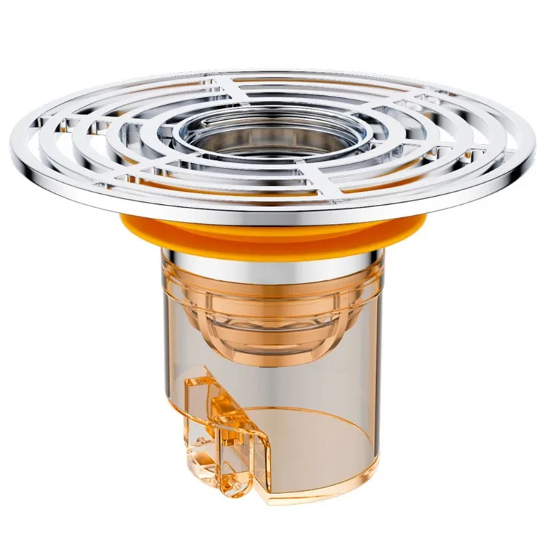 

Bath Shower Floor Strainer Cover Plug Trap One-Way Drain Valve Toilet Insect Prevention Deodorant Sewer Strainer Floor Drain