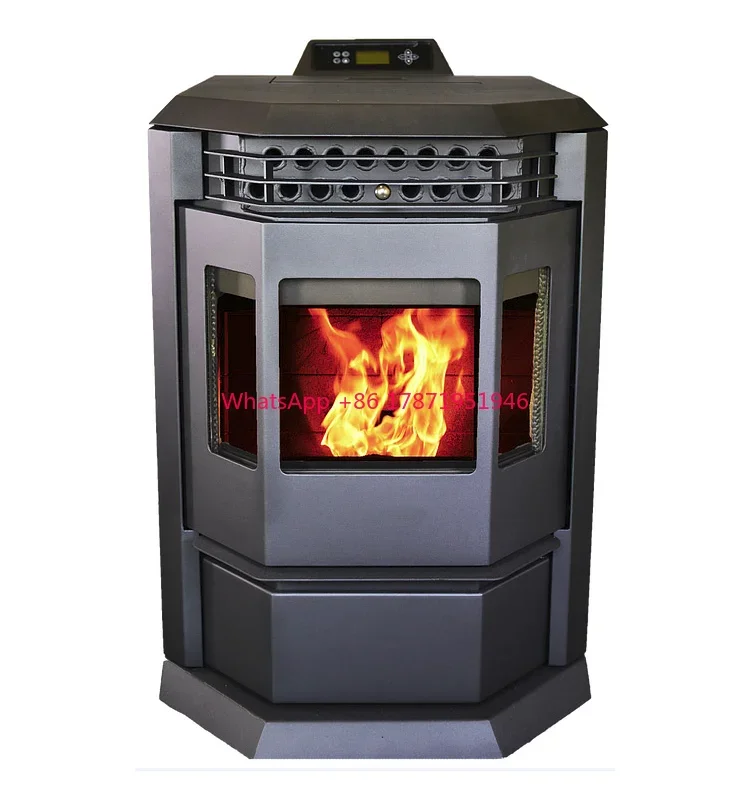 

Mini Stainless Steel wood pellet fireplace stove european pellet stove