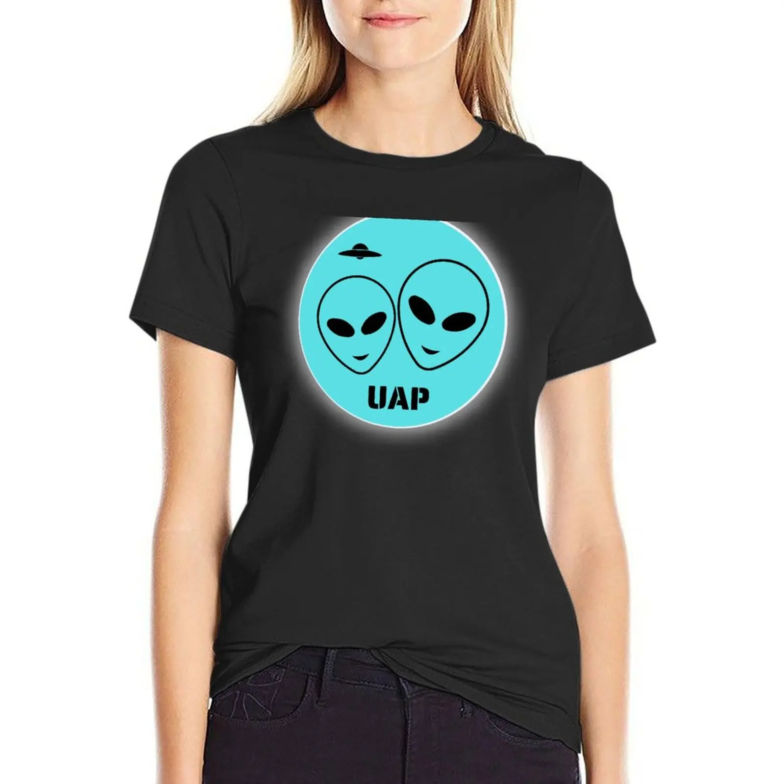 

UFO UAP Aliens T-Shirt summer clothes vintage clothes shirts graphic tees Woman T-shirts