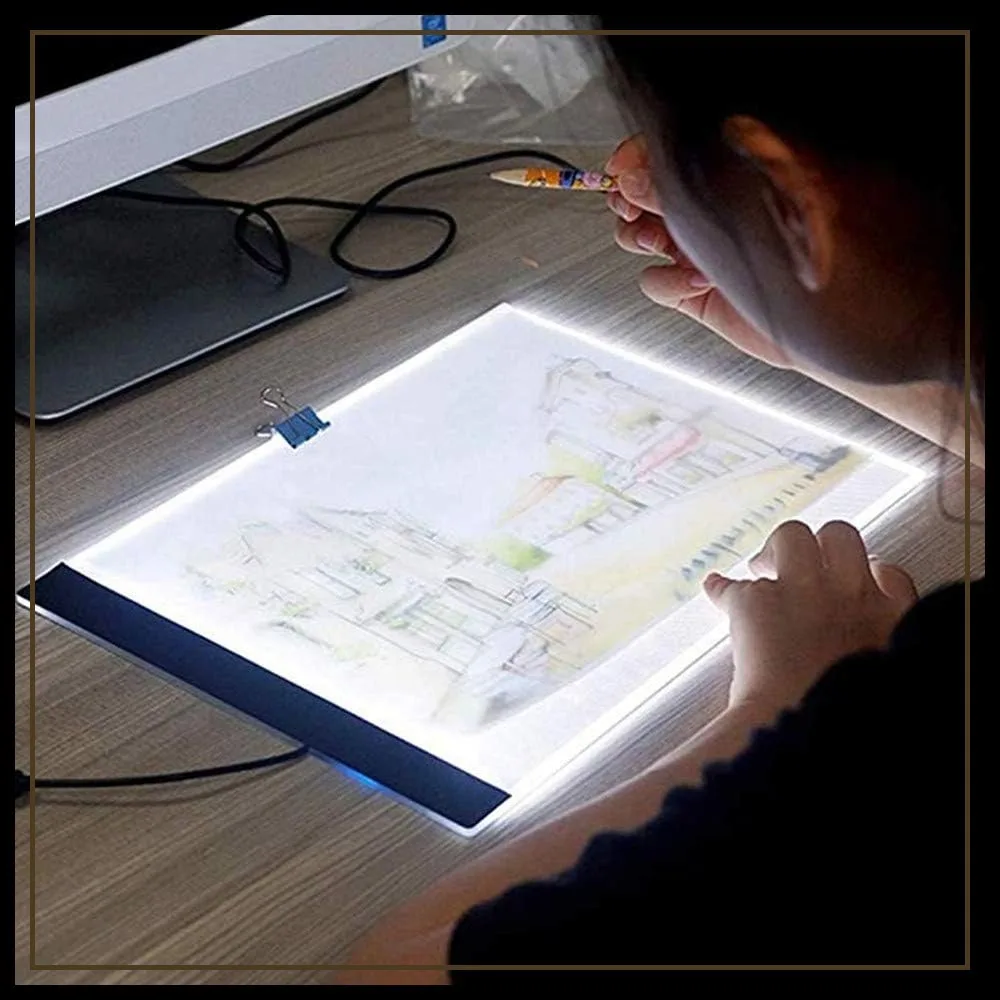 

LED Light Pad for Diamond Painting, Ultrathin 3-Level Dimmable, Portable USB Charging, Ideal for Diamond Art Kits