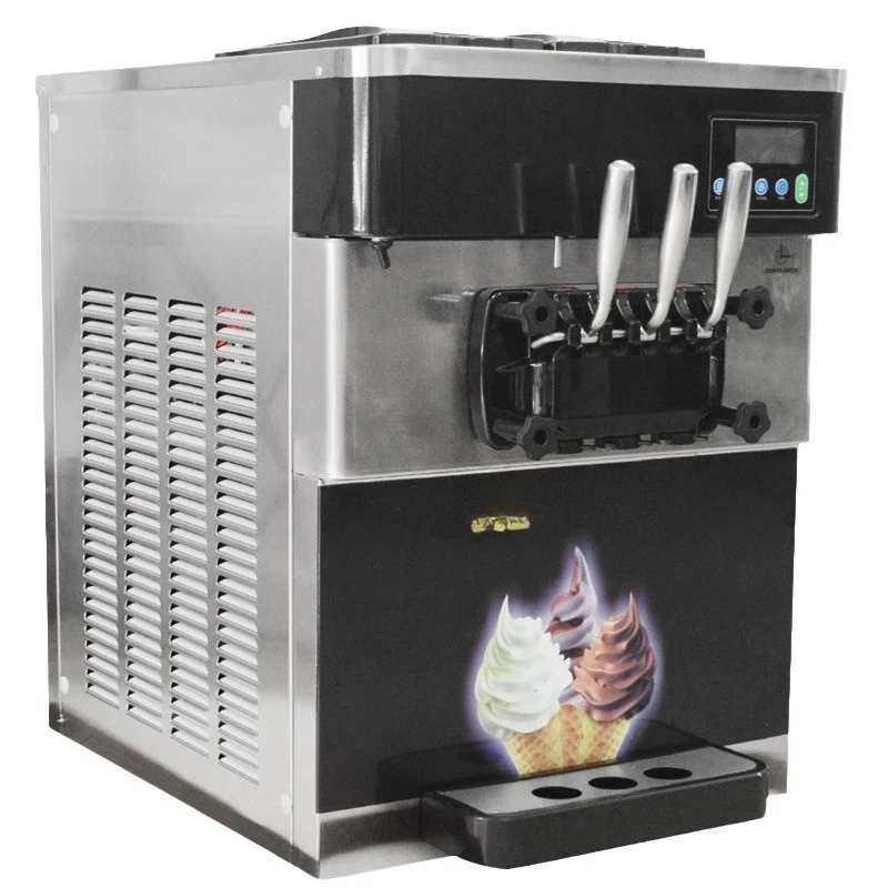 

Ice cream machine Commercial desktop, cone machine, fully automatic