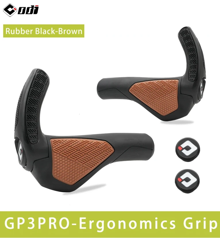 

ODI GP3-Pro Ergonomic MTB Grips Comfortable Rubber/Oak Cover Large Pad Lock-on Cycling Racing Parts Mountain Bike Handlebar