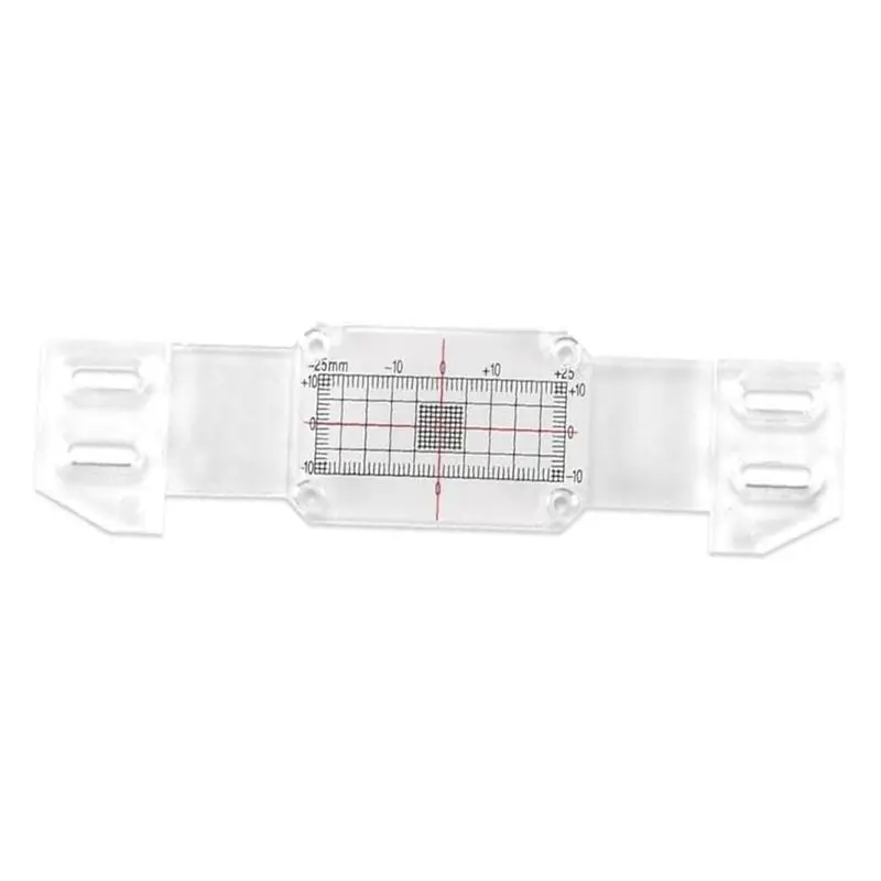 A02M-Wall Crack Monitoring Device Set With Gauge Adjustable Hairline Cursor Sturdy Fixing Column Easy-To-Read Measurement Grid