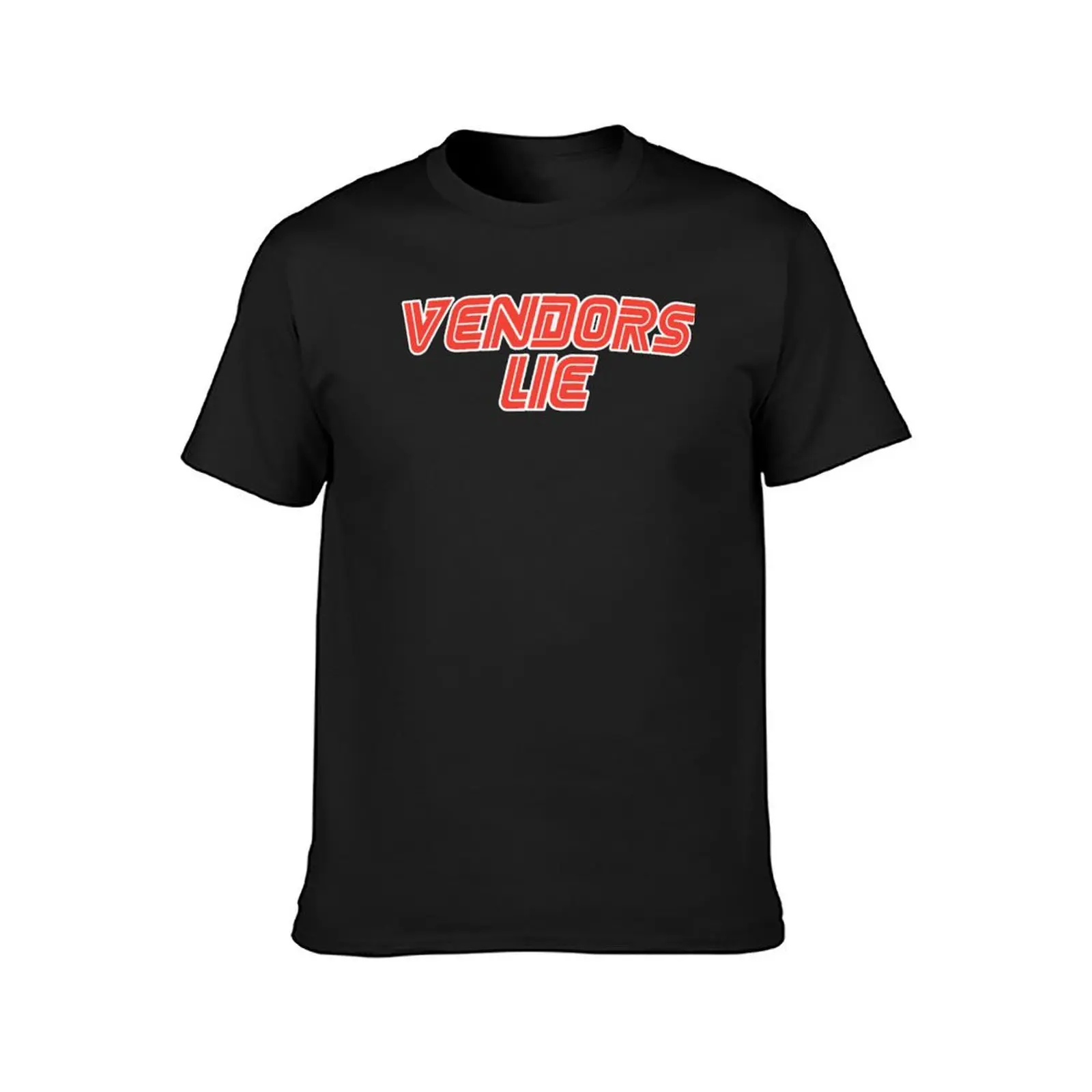 Vendors Lie V2 T-Shirt Short sleeve tee sports fans heavyweight t shirts for men