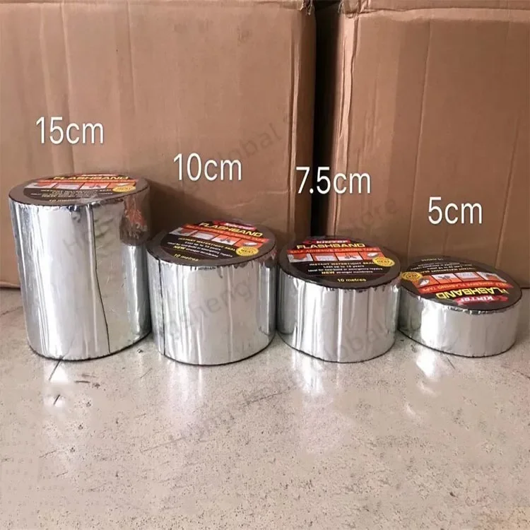 سوبر شريط مقاوم للماء ارتفاع درجة الحرارة المقاومة الألومنيوم احباط شريط أسفلت سقف جدار بركة الكراك القناة إصلاح مختومة الأشرطة الذاتية