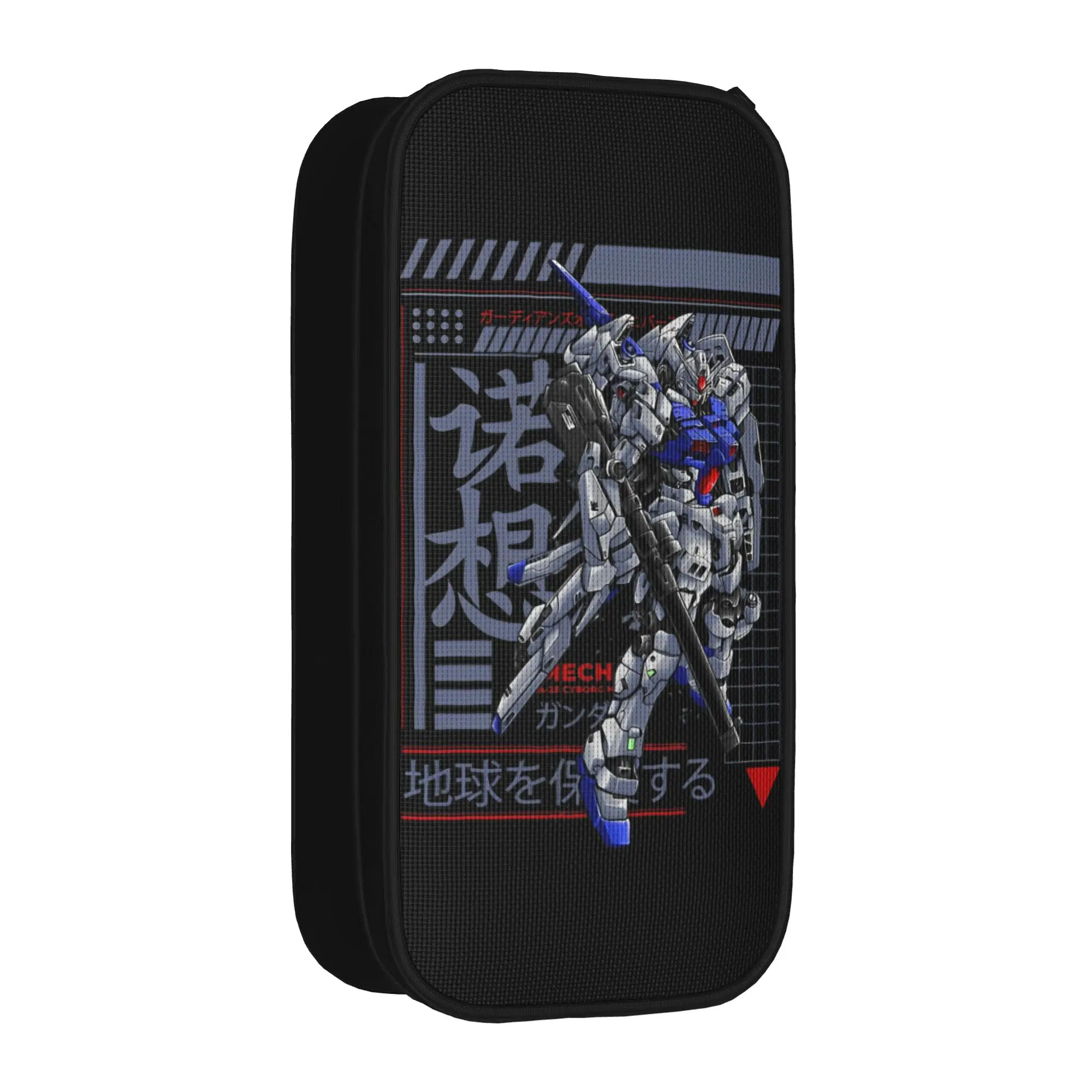 

MOBILE SUIT GUNDAMs manga anime Merch Pencil Case Large Capacity For School Pencil Case Stationery Birthday Gift