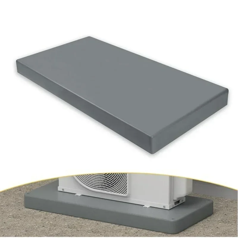 -vibration Floor Base Air Conditioning Bracket Mounting Plastic Equipment Mini Split HVAC Contractor Rubber Condenser Pad