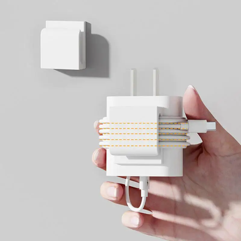 Cable Tidy Clips Multi-function Wall Organizer Hole-Free Clamp Cable Plugs Organizer For Toaster Juicer Machine Air Fryer