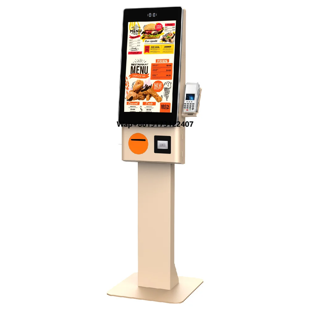 Restaurant Fast Food Ordering Machine Self Ordering Kiosk