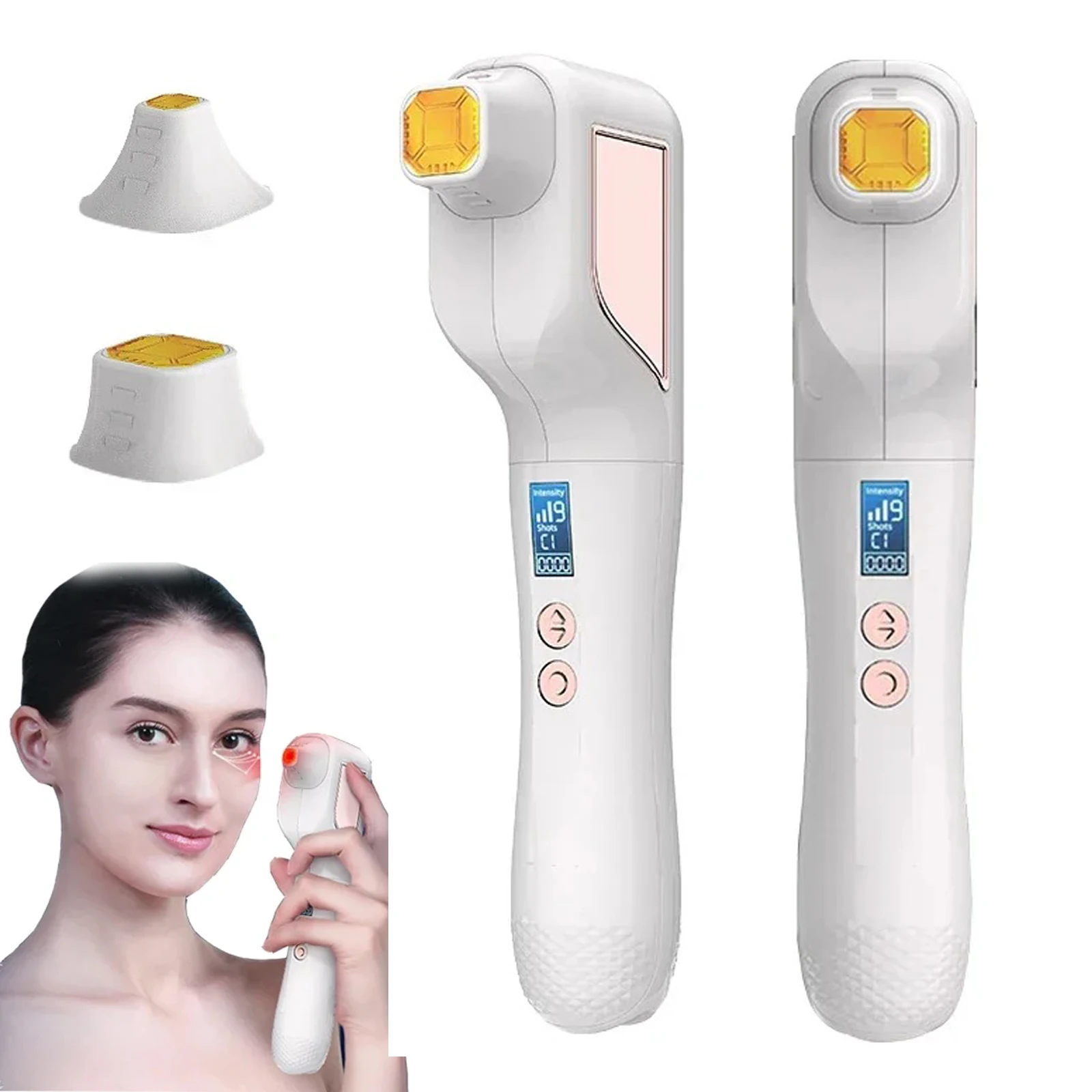 آلة تدليك الوجه الكهربائية العناية بالبشرة بالعين يده تركز الطاقة الكولاجين شد الوجه المضادة للتجاعيد Hifu جهاز شد الوجه #1