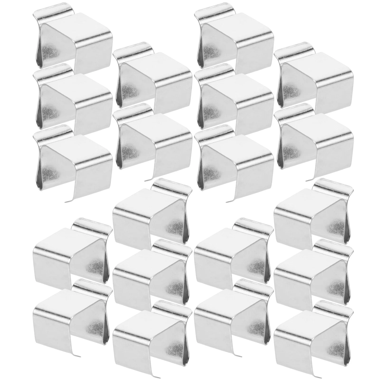 

50 Pcs Holiday Party Decoration Light Clip Removable Lights Clips Christmas Pole Hanger Tool Post Metal Manganese Steel