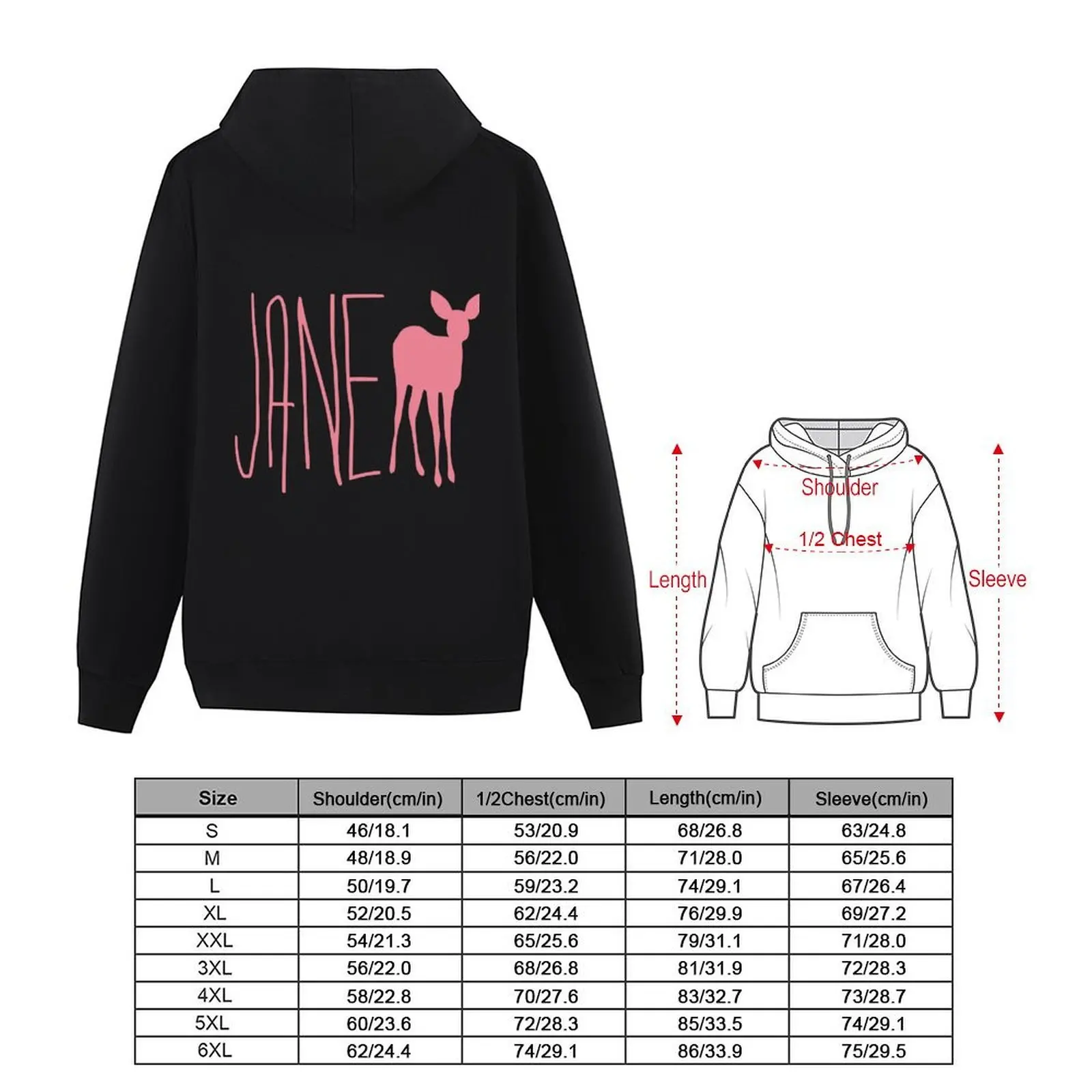 JANE Doe - Life is Strange Hoodie ملابس الرسوم المتحركة ملابس رجالية ملابس الخريف للرجال هوديي مقاس كبير