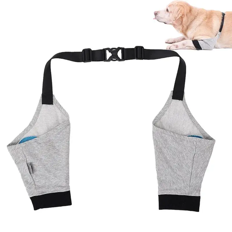 Dog Elbow Pads Dog Recovery Sleeve Front Right Left Leg Elbow Wrap With Cotton Pad Pet Prevent Licking Wound Protector Recovery