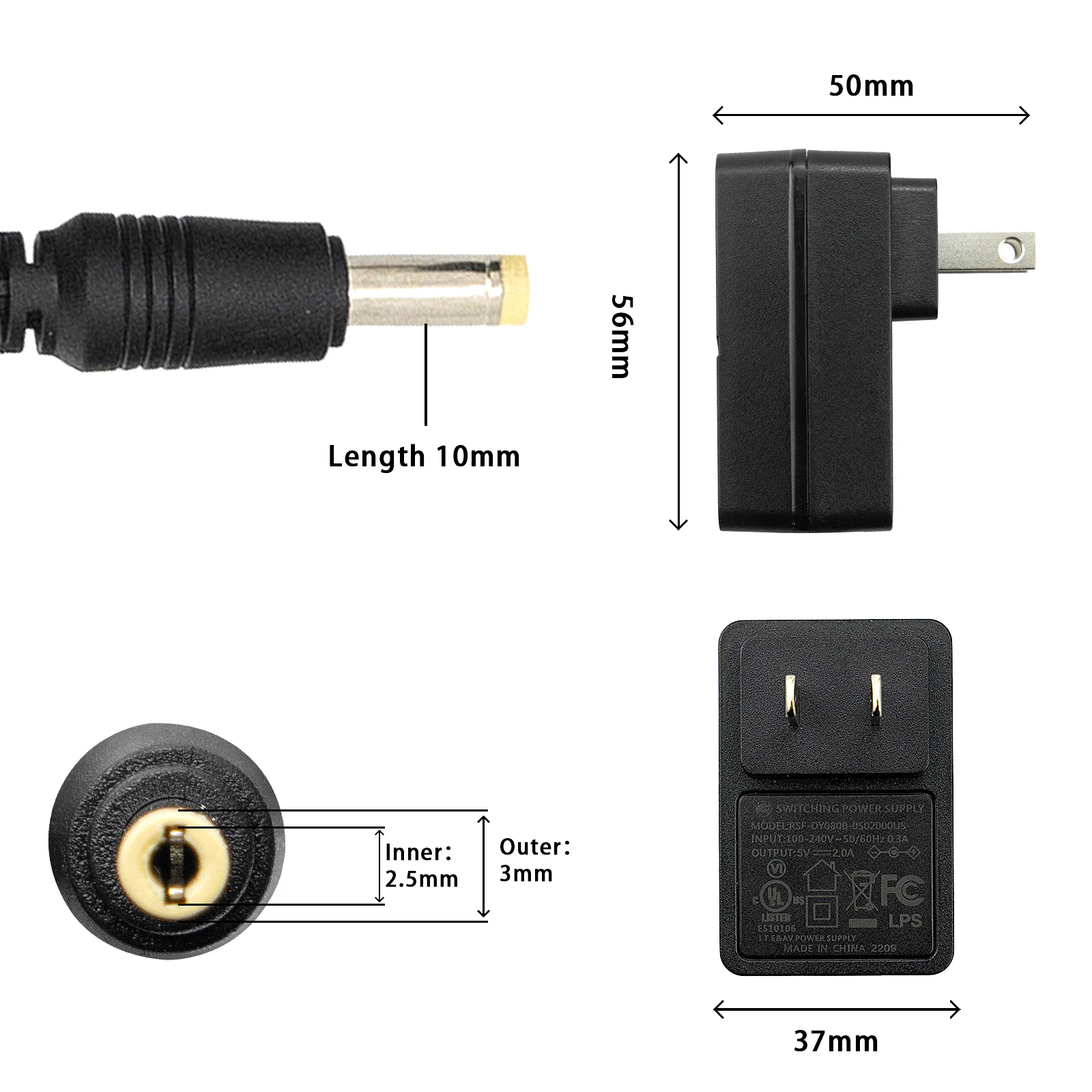 USB Client Communications Cable w/ Charging port for Honeywell Dolphin 99EX 99GX